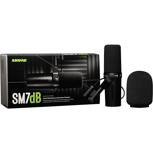 Shure SM7dB Dynamic Vocal Microphone With +28dB Built-in Active Preamp