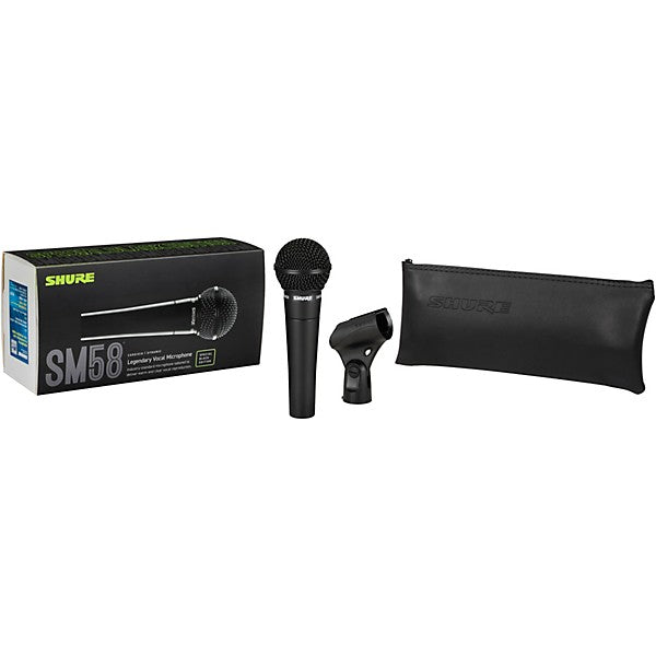 Shure SM58 Special Black Edition Cardioid Dynamic Wired Microphone Black