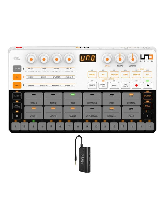 IK Multimedia UNO Drum + Free IK Multimedia iRig 2